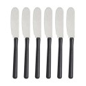 Coltello per Spalmare Kinvara Nero Argentato Plastica 1 x 20 x 13 cm