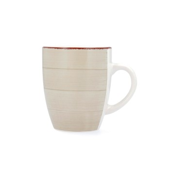 Kop Quid Vita Morning Pequeno-almoço Cerâmica Bege 350 ml (12 Unidades)