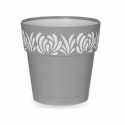 Vaso Autoirrigável Stefanplast Gaia Cinzento 15 x 15 x 15 cm Branco Plástico (12 Unidades)