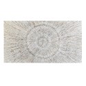 Cabeceira de Cama DKD Home Decor 180 x 3,5 x 100 cm Branco Madeira MDF