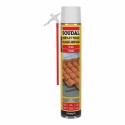 Espuma Soudal Poliuretano Telhado Cinzento 750 ml