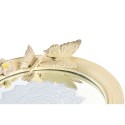 Centro de mesa DKD Home Decor 24 x 22,6 x 18 cm Bege Borboletas