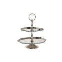 Centro de mesa DKD Home Decor Prateado 23 x 23 x 22 cm