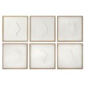 Bild DKD Home Decor Muscheln 50 x 2 x 50 cm Mediterraner (6 Stücke)