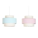 Lampadario DKD Home Decor 40 x 40 x 30 cm Verde Rosa chiaro 50 W (2 Unità)