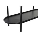 Plantador DKD Home Decor Natural Preto Metal Colonial Bambu (60 x 23.5 x 69 cm)