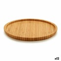 bandeja de aperitivos Kinvara JWKW-3711 Castanho 20 x 1,5 x 20 cm (12 Unidades)