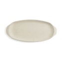 Tablett für Snacks Quid Mineral Gres Beige aus Keramik 13 x 30,5 cm (8 Stück)