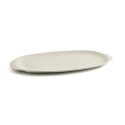 bandeja de aperitivos Quid Mineral Gres Bege Cerâmica 13 x 30,5 cm (8 Unidades)
