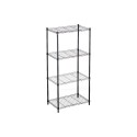 Shelves 56 x 35 x 120 cm Black Metal Plastic