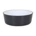 Schüssel Inde Melamine Weiß/Schwarz 600 ml 14 x 6 cm