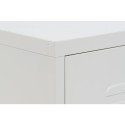 Nightstand Home ESPRIT White Metal 35 x 35 x 51 cm