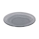 Flacher Teller Inde Kilauea 24 x 24 x 2,5 cm Schwarz