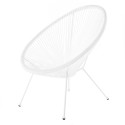 Garden sofa Acapulco 73 x 80 x 85 cm White Rattan