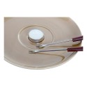 Fondue de Chocolate DKD Home Decor Aço inoxidável Porcelana