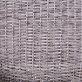 Havestol Patsy Grau Holz Rattan 58 x 63 x 86 cm