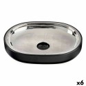 Portasapone Berilo BP15-004-1 Nero Acciaio inossidabile Plastica 9,5 x 2,5 x 13 cm (6 Unità)