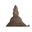 Figura Decorativa DKD Home Decor 30 x 29 x 58 cm Castanho Buda Oriental
