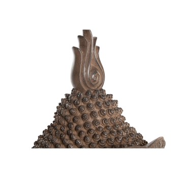 Figura Decorativa DKD Home Decor 30 x 29 x 58 cm Castanho Buda Oriental