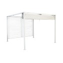 Pergola DKD Home Decor Bianco 296 x 296 x 225 cm Acciaio