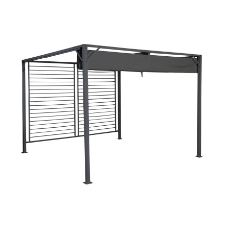 Pergola DKD Home Decor Grigio 300 x 300 x 230 cm Acciaio Pergola DKD Home Decor Grigio 300 x 300 x 230 cm Acciaio