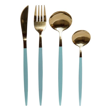 Servizio di Posate DKD Home Decor Finitura lucida (16 pcs)