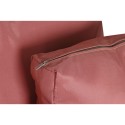 Poltrona de jardim DKD Home Decor 99 x 71 x 147 cm Metal Terracota Rotim sintético Branco