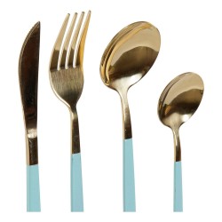 Servizio di Posate DKD Home Decor Finitura lucida (16 pcs)