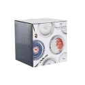 Conjunto de Louça DKD Home Decor Branco Cor de Rosa Porcelana Scandi 18 Peças 27 x 27 x 3 cm