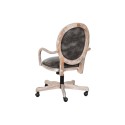 Cadeira de Sala de Jantar DKD Home Decor Preto Catanho escuro 52 x 50 x 88 cm