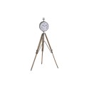Bordur DKD Home Decor 22 x 40 x 80 cm natürlich Silberfarben Aluminium Stativ Mango-Holz Traditionell