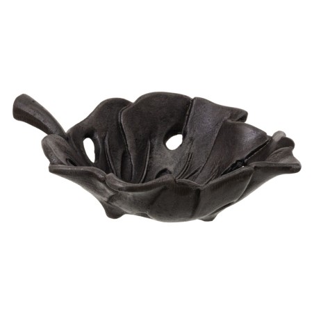 Centrotavola Grigio Foglio Foglia della pianta 17,5 x 13,5 x 5 cm