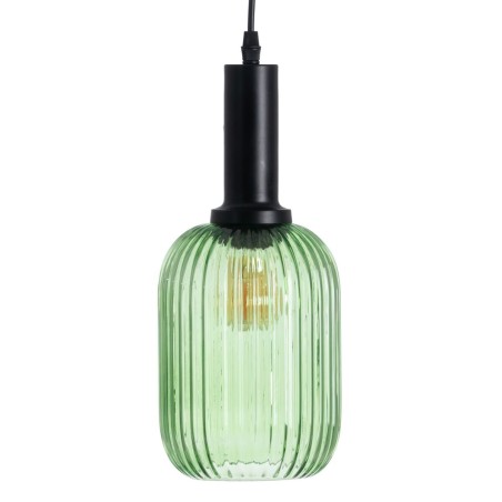Suspension Verre Métal Vert Fer 220 V 240 V 14 x 14 x 32 cm Suspension Verre Métal Vert Fer 220 V 240 V 14 x 14 x 32 cm