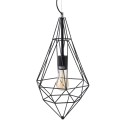 Suspension Noir Métal 26 x 26 x 46 cm