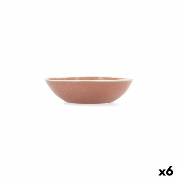 Schale Bidasoa Gio 15 x 4 cm aus Keramik Braun (6 Stück)