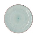 Piatto da pranzo Quid Vita Aqua Turchese Ceramica Ø 27 cm (12 Unità)