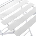 Conjunto de mesa com 2 cadeiras DKD Home Decor Branco 80 cm 60 x 60 x 70 cm (3 pcs)