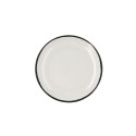 Prato de Jantar Ariane Vital Filo Branco Cerâmica (6 Unidades)