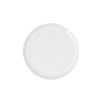 Plato Llano Ariane Artisan Cerámica Blanco Ø 27 cm (6 Unidades)
