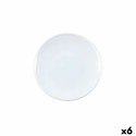 Prato de Sobremesa Bormioli Rocco Toledo Vidro 13 cm Café (6 Unidades)