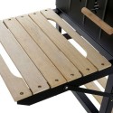 Barbecue a Carboni con Ruote DKD Home Decor Nero Naturale Metallo Acciaio 113 x 51 x 97 cm (113 x 51 x 97 cm)