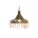 Lampadario DKD Home Decor 37 x 37 x 38 cm Dorato Metallo Multicolore 50 W