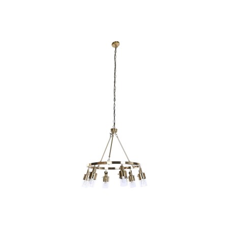 Lámpara de Techo DKD Home Decor 66 x 66 x 60 cm Cristal Dorado Metal 40 W Lámpara de Techo DKD Home Decor 66 x 66 x 60 cm Cristal Dorado Metal 40 W