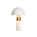 Desk lamp DKD Home Decor Golden Metal White 220 V 50 W 24 x 24 x 36 cm