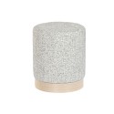 Poggiapiedi DKD Home Decor 32 x 32 x 38 cm Scandi Grigio chiaro