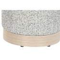 Poggiapiedi DKD Home Decor 32 x 32 x 38 cm Scandi Grigio chiaro