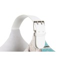 Porta-revistas DKD Home Decor 40 x 18 x 41 cm Multicolor Cartão Mediterrâneo (2 Unidades)