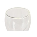 Set of glasses DKD Home Decor Transparent Crystal Borosilicate Glass 100 ml 2 Pieces