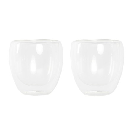 Set de Vasos DKD Home Decor Transparente Cristal Vidrio de Borosilicato 250 ml
