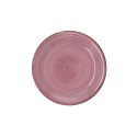 Piatto da Dolce Quid Vita Peoni Rosa Ceramica 19 cm (12 Unità)
